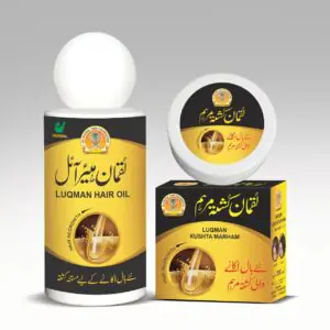 Luqman Kushta Herbal Hair Growth Treatment Oil + Cream